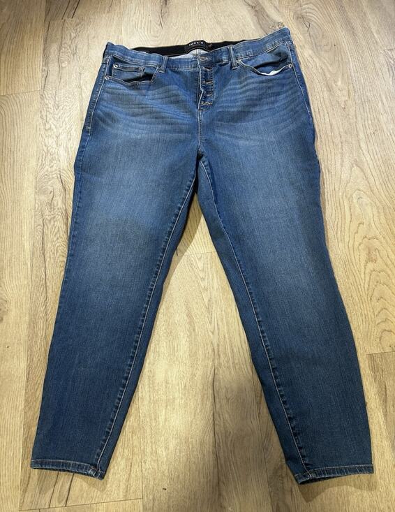 Torrid Denim - Torrid Premium Women's Blue Medium Wash Skinny Denim Jeans 5-Pocket Size 22R